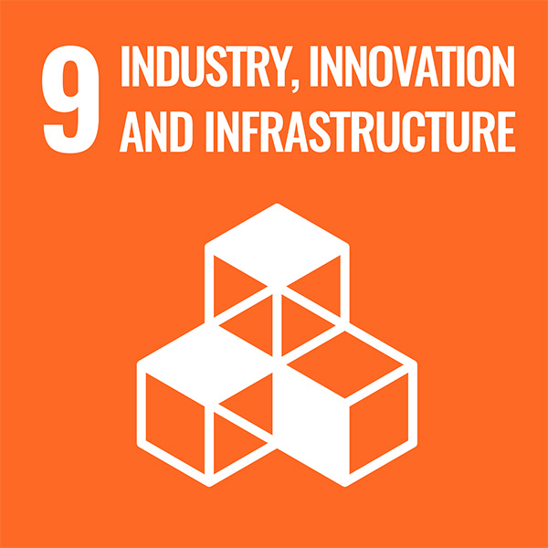 Icon for the UN Sustainable Development Goal 9: Industry, Innovation and Infrastructure